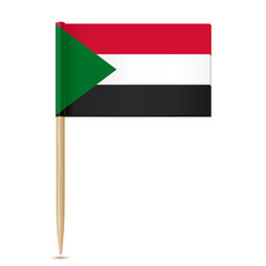 Sudan flag toothpick 10eps