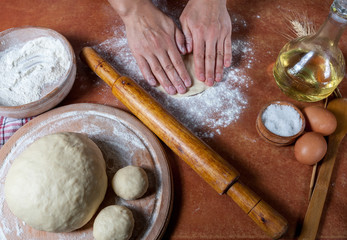 Fototapeta premium prepared dough