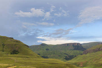 Bright morning in the mountain