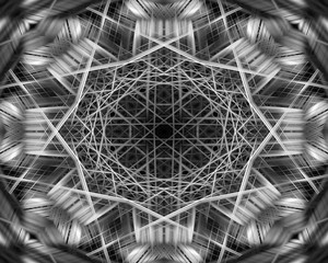 Dynamic light beams pattern