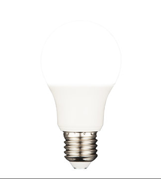 LED light bulb isolated on a white background