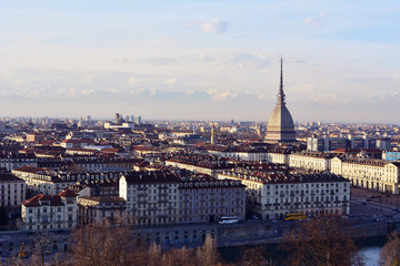 Panorama di Torino dal Monte dei Cappuccini