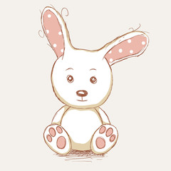Cute toy rabbit