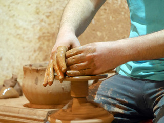 Making of pottery
