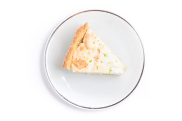 Slice of homemade Lemon Pie