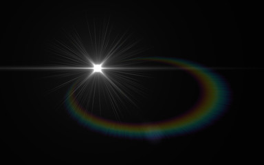 Lens Flare white orbit