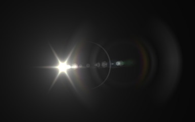 Lens Flare distant white glare