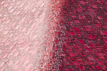 Obraz premium Wall of tiles