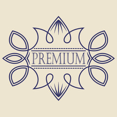 Obraz premium Vintage badge. Logo template
