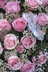 Blumenstrauss in pink und weiß
