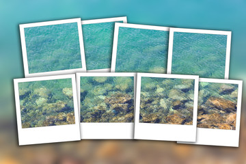 Sea clean blur instant photo 2