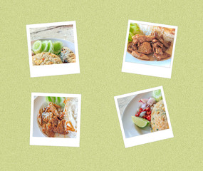 Thai food instant photo
