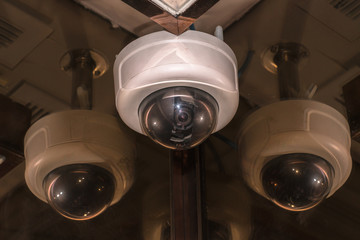 Security CCTV camera surveillance system in house