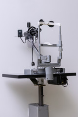 Photograph of an old ophthalmometer. Research and Medicine