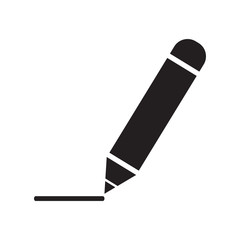 pencil icon vector illustration eps10