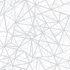 Obraz premium Vector Silver Grey Wire Geometric Mosaic Triangles Repeat Seamless Pattern Background. Can Be Used For Fabric, Wallpaper, Stationery, Packaging.