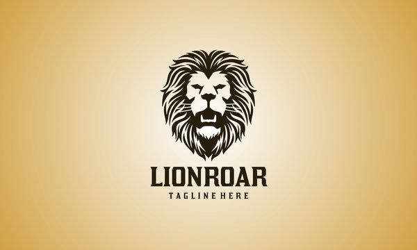Roar Lion Head Logo