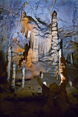 Fototapeta na wymiar Die Tropfsteinhöhle von Postojna