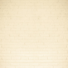 White brick wall background - retro vintage filter effect