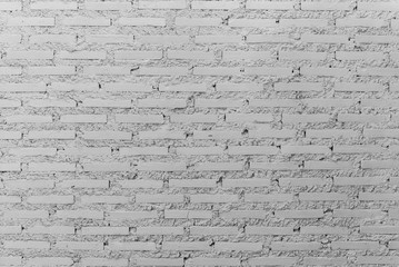White brick wall background