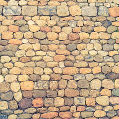 Stone wall - retro vintage filter effect