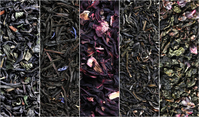 collage dry tea
