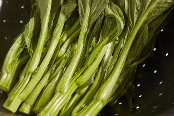 fresh, raw, Chinese Broccoli