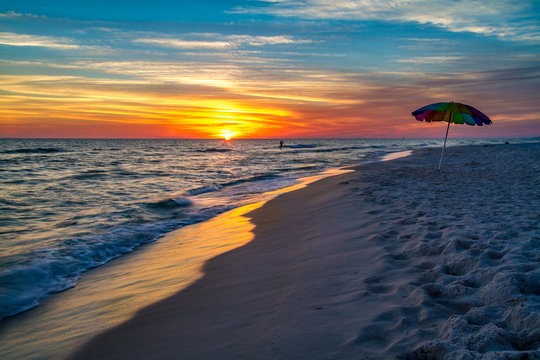 sunset on Florida Beach
