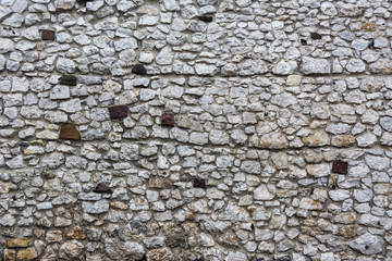 Stary kamienny mur.