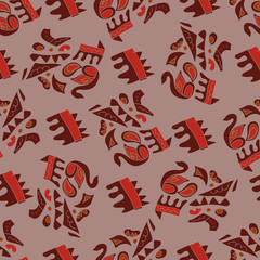 afrikanskj seamless pattern