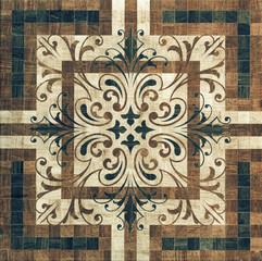 Mosaic pattern, ceramics, tile, abstract geometry