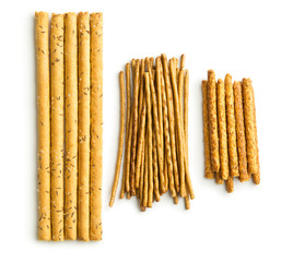 Salty pretzel sticks.