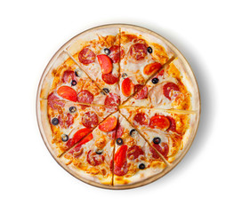 Pizza pepperoni . This picture is perfect for you to design your restaurant menus. Visit my page. You will be able to find an image for every pizza sold in your cafe or restaurant. 