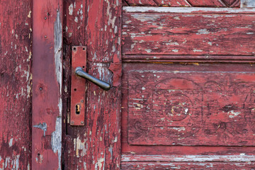 door handle on door