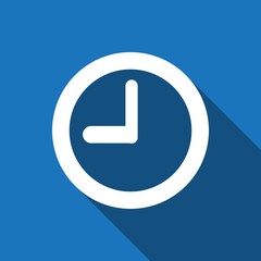 clock icon stock vector illustration flat design