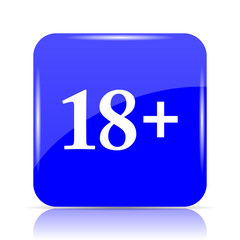 Obraz premium 18 plus icon