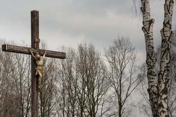 Jesus on the cross in Poland 