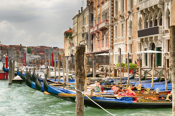 The Grand canal mouth in Venice