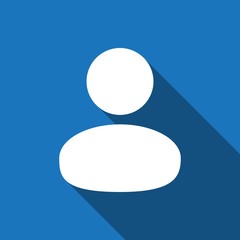 Man icon stock vector illustration flat design