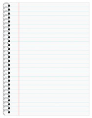 Ringblock mit Linierten Seiten