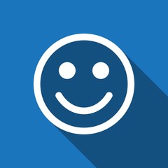 Fototapeta premium Smile icon stock vector illustration flat design