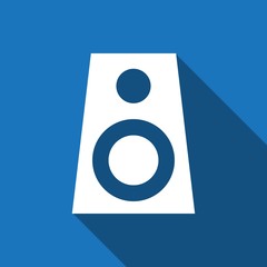 Audio speakers icon stock vector illustration flat design