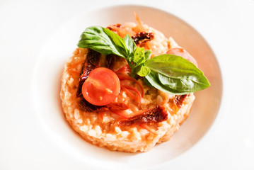 risotto with tomatoes