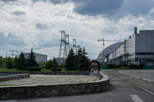 Chernobyl reactor, Exclusive last photo before the arch will be installed in a place