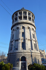 Fototapeta na wymiar Bucharest, Romania: Fire Observation Tower now firefighters museum