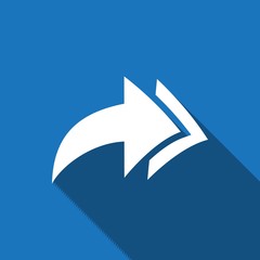 arrow icon stock vector illustration flat design