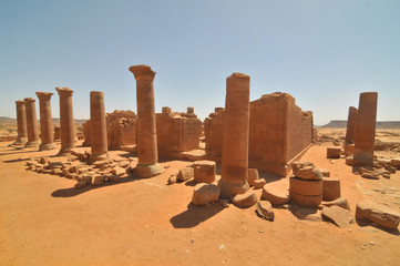 Musawwarat es-Sufra - Meroitic temple complex in modern Sudan.
 - obrazy, fototapety, plakaty