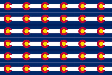 Colorado State Flag Background