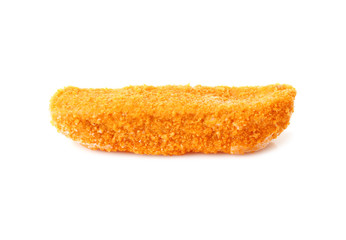Cheese fried stick isolated on white