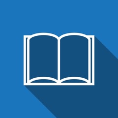 open book icon stock vector illustration flat design